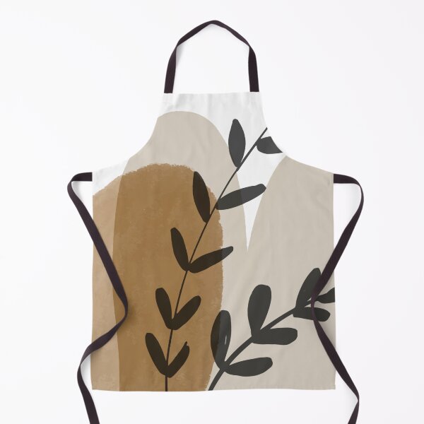 Item preview, Best Boho Style Abstract Art with Overlapping Black Leaves designed and sold by El-kaeed.