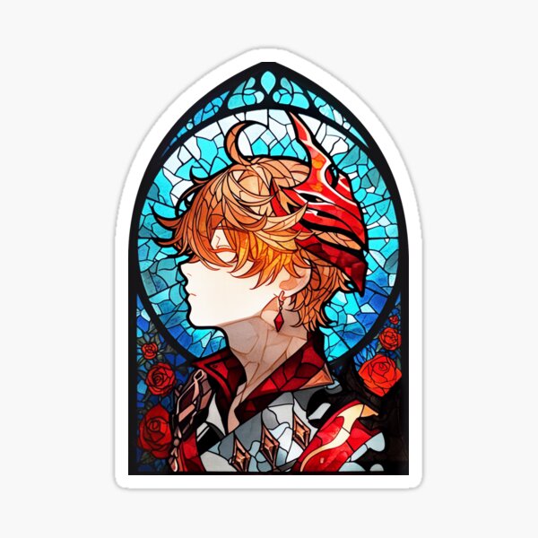 Item preview, Stained Glass Tartaglia designed and sold by SchellStation.