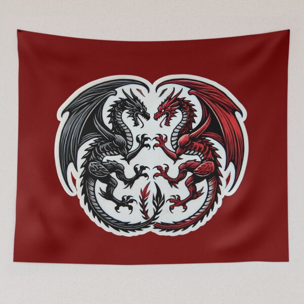 Item preview, Black and Red Dragon designed and sold by PinUpPizzazz.