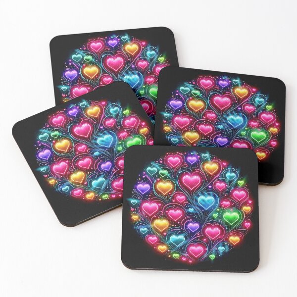 Item preview, Colorful hearts designed and sold by sinemsworld1.