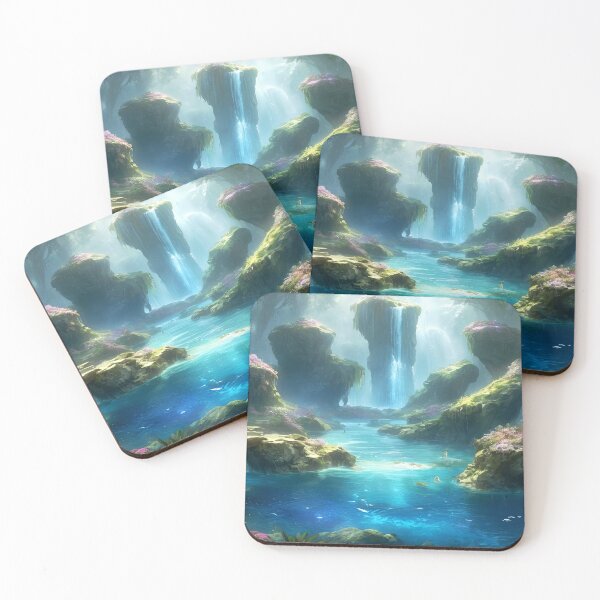Item preview, Serenity of the Hidden Lake designed and sold by ArtfullMinds.