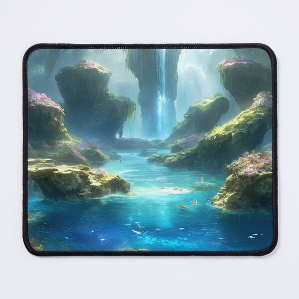 Item preview, Serenity of the Hidden Lake designed and sold by ArtfullMinds.