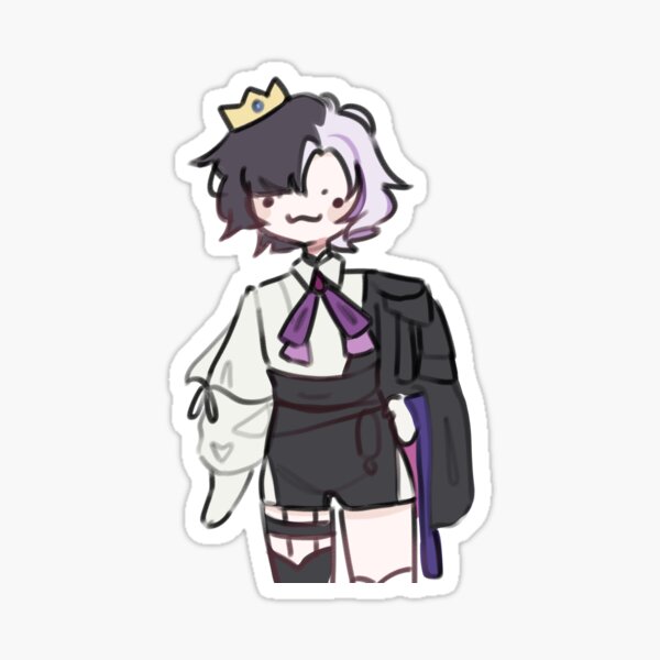 Vista previa del artículo con la obra «Mercancía no oficial de Rin Penrose vtuber», diseñado y vendido por Kisakat-.