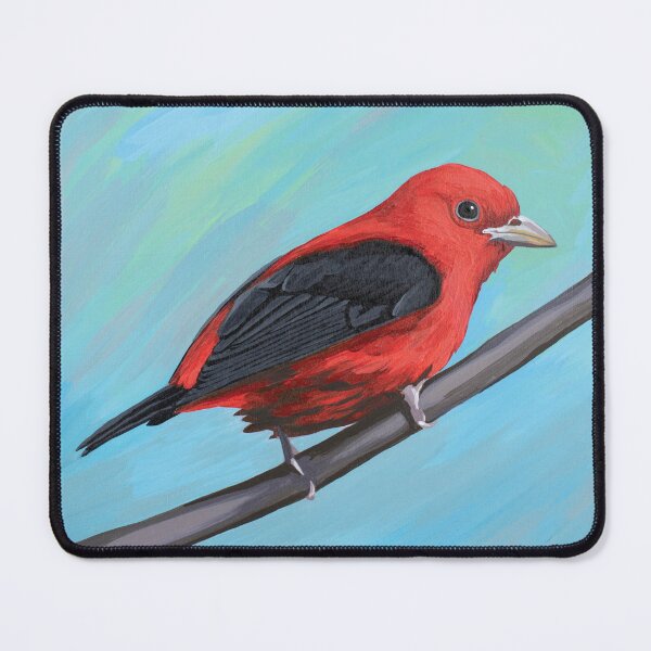 Item preview, Scarlet Tanager designed and sold by LauraWolfArtist.
