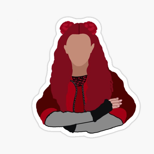 Vista previa del artículo con la obra «Descendientes 4 El ascenso de rojo », diseñado y vendido por xoxodesignsxoxo.