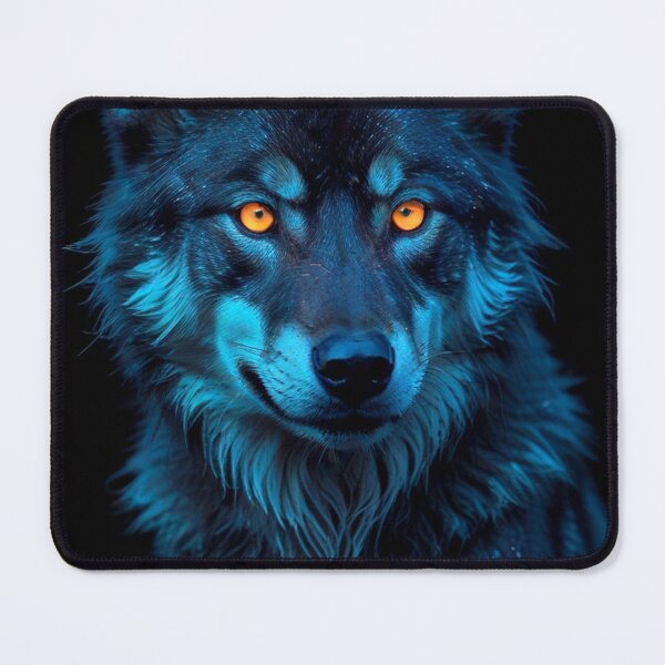 Item preview, Eyes of the Midnight Wolf designed and sold by ArtfullMinds.