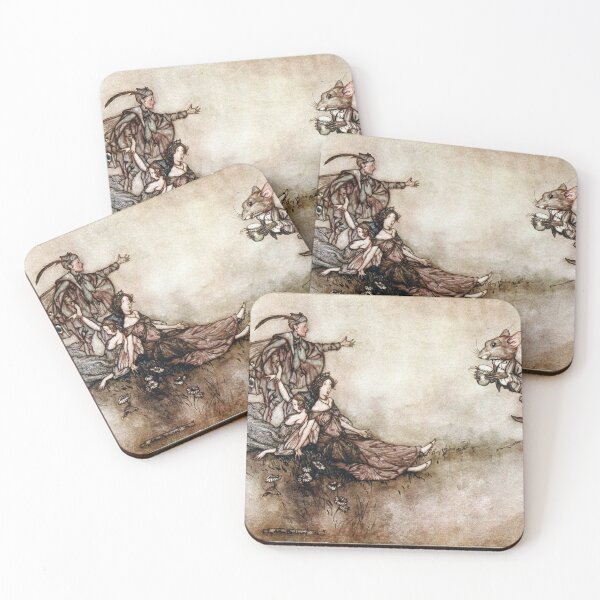 Item preview, Wallflower juice for tired dancers - Peter Pan in Kensington Gardens - Arthur Rackham designed and sold by forgottenbeauty.