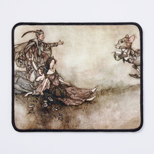 Item preview, Wallflower juice for tired dancers - Peter Pan in Kensington Gardens - Arthur Rackham designed and sold by forgottenbeauty.
