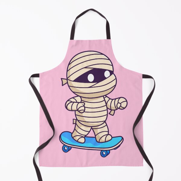 Item preview, Cute Mummy Playing Skateboard Cartoon Vector Icon Illustration designed and sold by hjian8219.