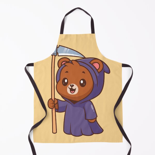 Item preview,  Cute Bear Grim Reaper Cartoon Vector Icon Illustration designed and sold by hjian8219.