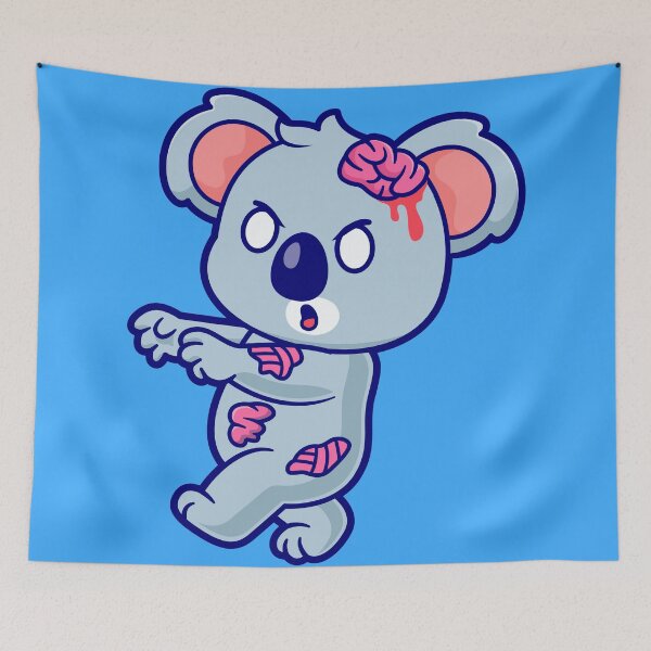 Item preview, Cute Koala Zombie Cartoon Vector Icon Illustration designed and sold by hjian8219.