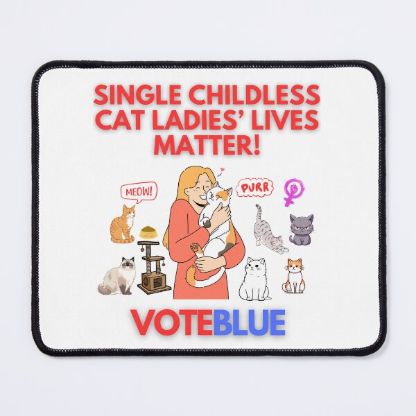 Item preview, Childless Cat Ladies Unite! designed and sold by Fredster1966.