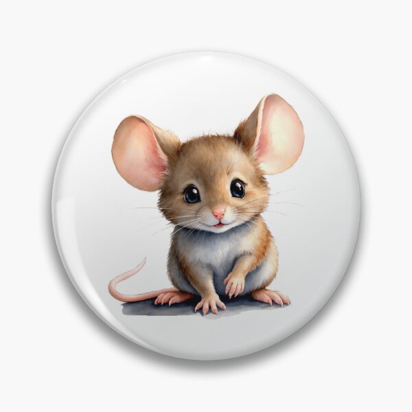 Item preview, Vibrant Watercolor Mouse designed and sold by Victoria Riabov.