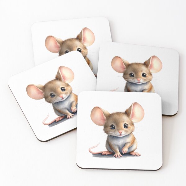 Item preview, Vibrant Watercolor Mouse designed and sold by Victoria Riabov.