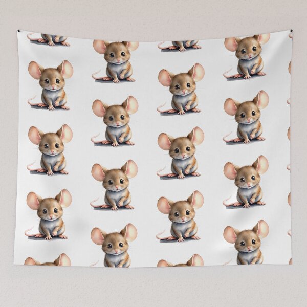 Item preview, Vibrant Watercolor Mouse designed and sold by Victoria Riabov.