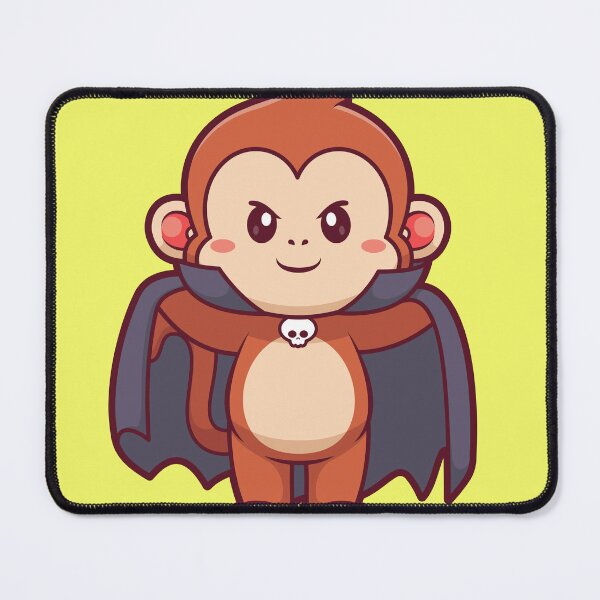 Item preview,  Cute Monkey Dracula Vampire Cartoon Vector Icon Illustration designed and sold by hjian8219.