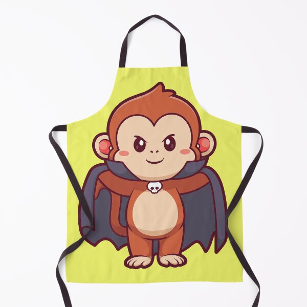 Item preview,  Cute Monkey Dracula Vampire Cartoon Vector Icon Illustration designed and sold by hjian8219.