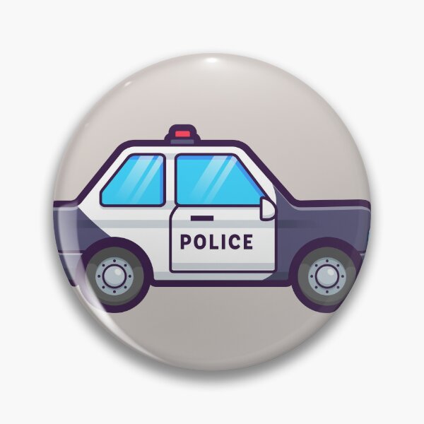 Item preview, Police Car Cartoon Vector Icon Illustration designed and sold by hjian8219.