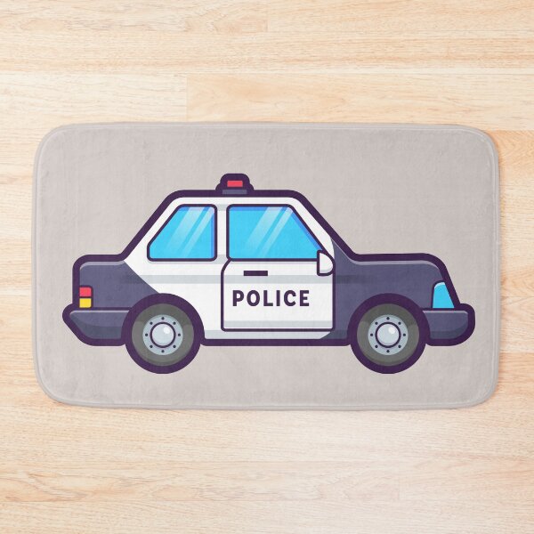 Item preview, Police Car Cartoon Vector Icon Illustration designed and sold by hjian8219.