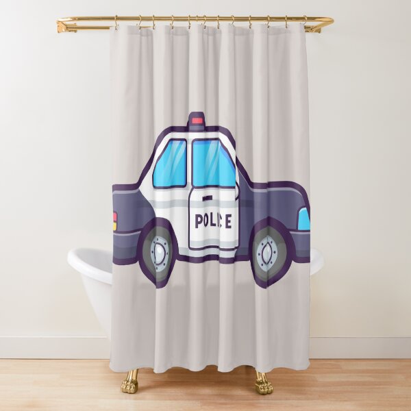 Item preview, Police Car Cartoon Vector Icon Illustration designed and sold by hjian8219.
