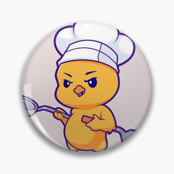 Item preview, Cute Chicken Chef Holding Spatula and Ladle Cartoon Vector Icon Illustration designed and sold by hjian8219.
