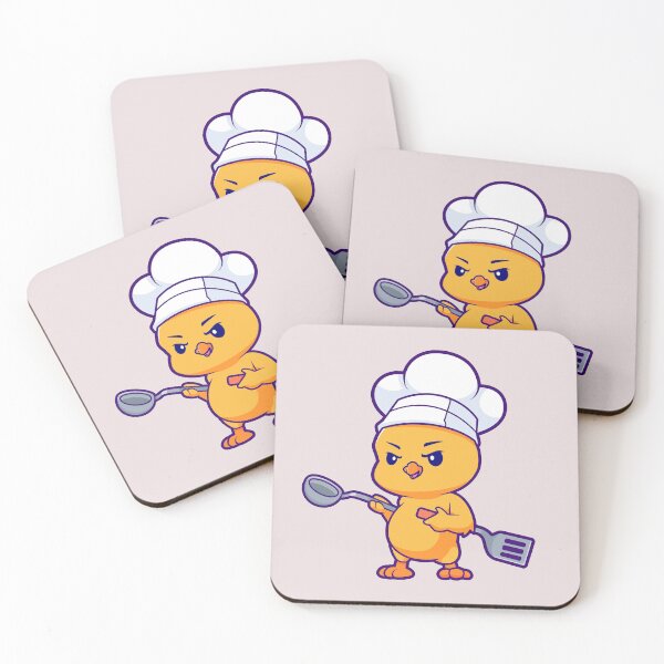 Item preview, Cute Chicken Chef Holding Spatula and Ladle Cartoon Vector Icon Illustration designed and sold by hjian8219.