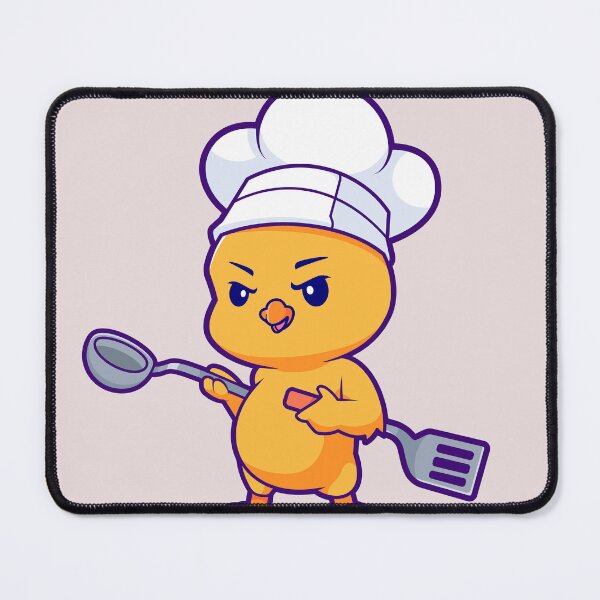 Item preview, Cute Chicken Chef Holding Spatula and Ladle Cartoon Vector Icon Illustration designed and sold by hjian8219.