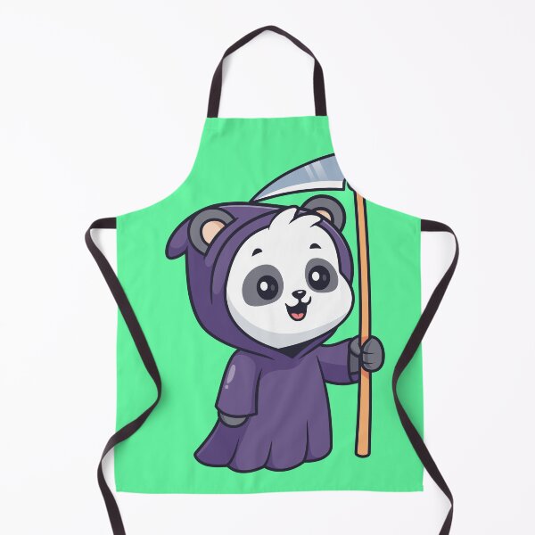 Item preview, Cute Polar Bear Grim Reaper Cartoon Vector Icon Illustration designed and sold by hjian8219.