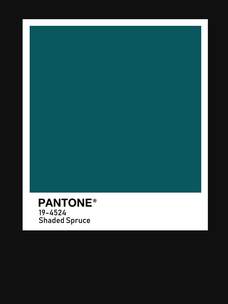 "Pantone Shaded Spruce" Tshirt by scultura Redbubble