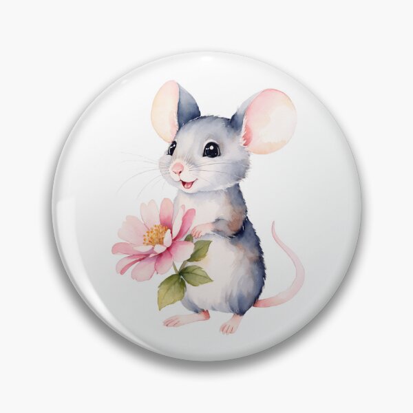 Item preview, Colorful Watercolor Mouse designed and sold by Victoria Riabov.