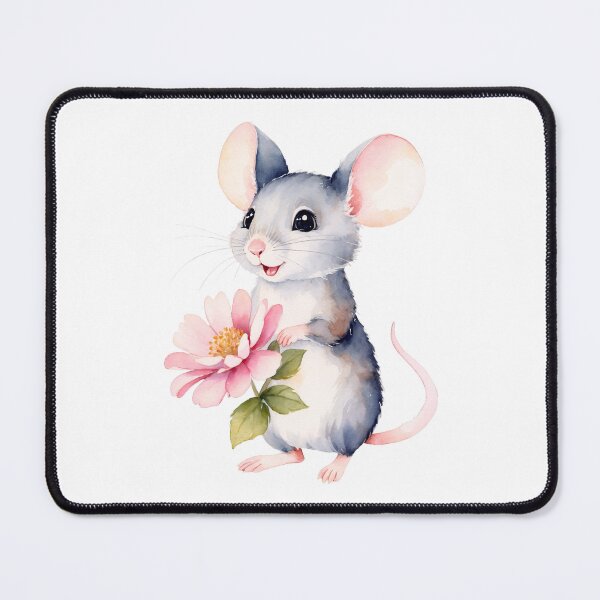 Item preview, Colorful Watercolor Mouse designed and sold by Victoria Riabov.