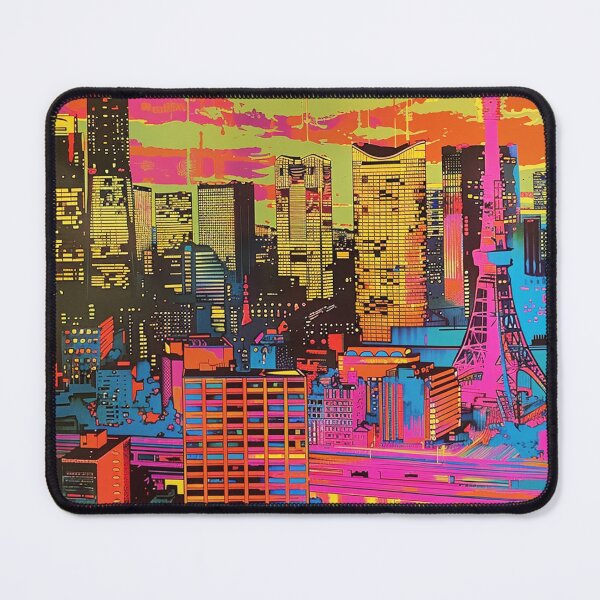 Item preview, Tokyo City Landscape, Japanese City Pop, Retro, Eighties, Anime Vibe designed and sold by lunaelizabeth.