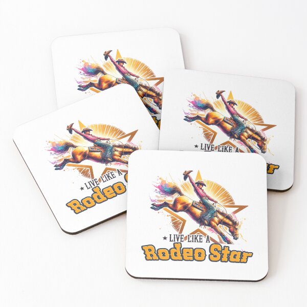 Item preview, Wild West Watercolor Collection, RODEO STAR, Authentic Western Apparel, Accessories & Home Decor designed and sold by artedigital99.
