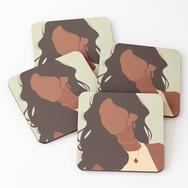 Item preview, Brunette Minimalist Portrait designed and sold by PurelySweet.