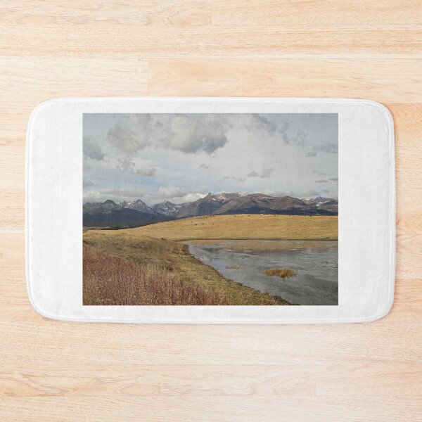 Item preview, Late Summer Mountain Scene with Lake and Horses designed and sold by Vivar Photo.