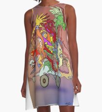 Fantasticated Transportation Authority A-Line Dress