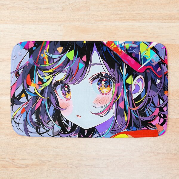 Item preview, Bright Vibrant Kawaii Anime Girl designed and sold by bubblegoth.