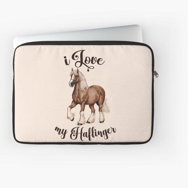 Aperçu de l'œuvre J'aime mon cadeau d'équitation d'équitation de cheval Haflinger pour les amoureux des chevaux  créée et vendue par Fantasy Cache.
