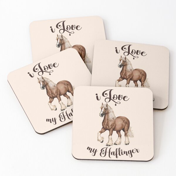 Item preview, i Love my Haflinger horse horsemanship riding equitation gift for horses lover  designed and sold by Fantasy Cache.