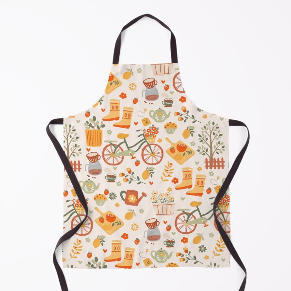 Item preview, hygge cottagecore tea garden bicycle designed and sold by Gossip Rag.