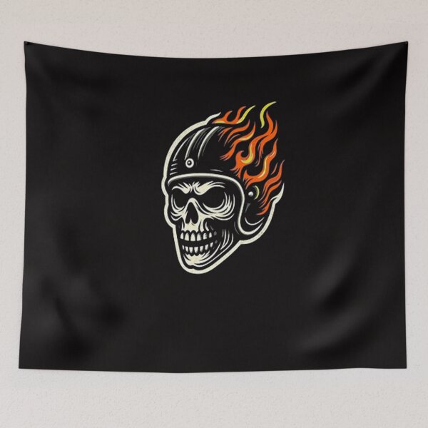Item preview, Flame skull designed and sold by GEOVANE GUARDA.