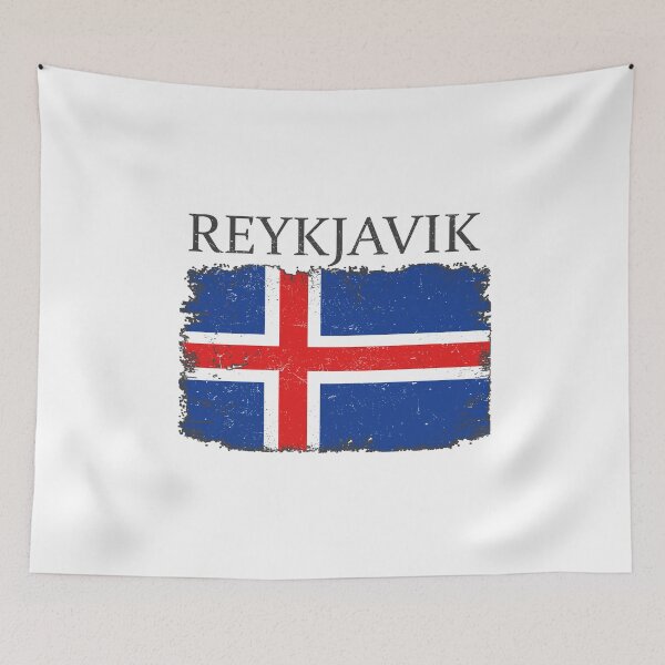 Item preview, Reykjavik Iceland Flag Iceland Tourist Reykjavik Visitor designed and sold by farhanhafeez.