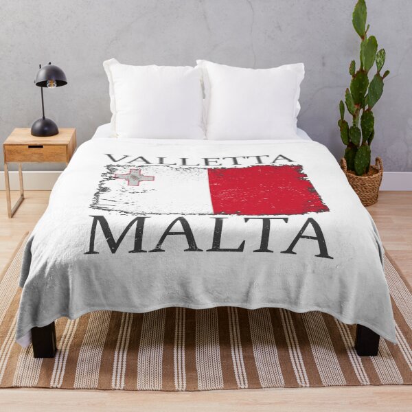 Artikelvorschau, Valletta Malta Flag Malta Country Tourist Valletta Visitor entworfen und verkauft von farhanhafeez.
