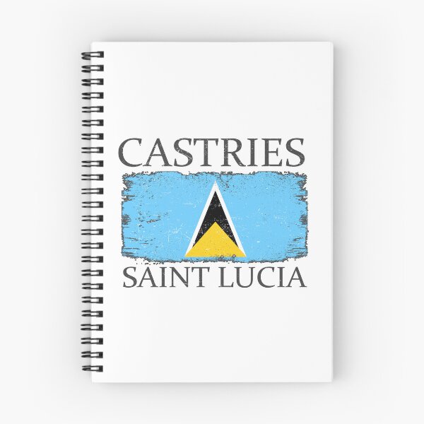 Item preview, Castries Saint Lucia Flag Saint Lucia Country Tourist designed and sold by farhanhafeez.