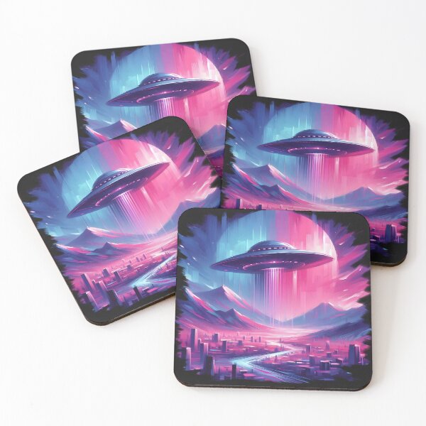 Item preview, Ufo's Are Real Paint Style Neon designed and sold by CaptinUAP.