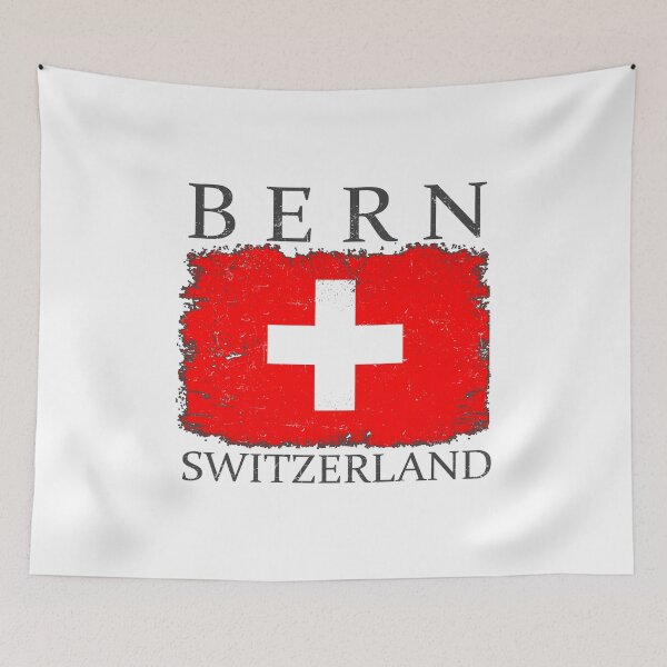 Artikelvorschau, Bern Switzerland Flag Switzerland Tourist Bern Visitor entworfen und verkauft von farhanhafeez.
