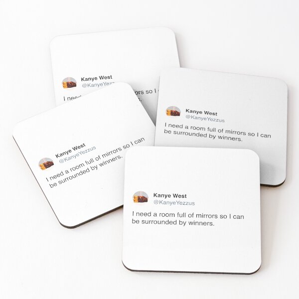 Item preview, Kanye West “Room Full of Mirrors” Tweet Sticker designed and sold by dmop81.