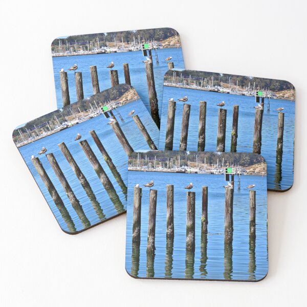 Item preview, Seagulls on the Remnants of an Old Pier designed and sold by Martha Sherman.
