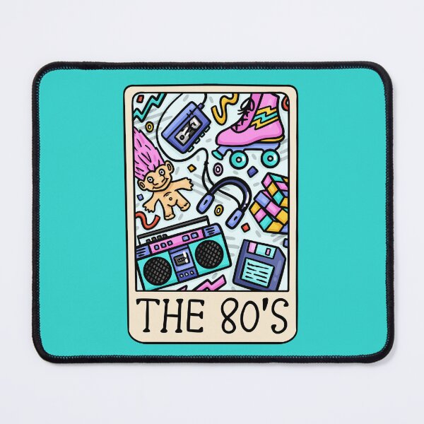 Item preview, The 80s Tarot Card High-Quality Art 1980s Roller Skates Nostalgia Boombox Troll Cassette Hard Disk designed and sold by familiarsadie.