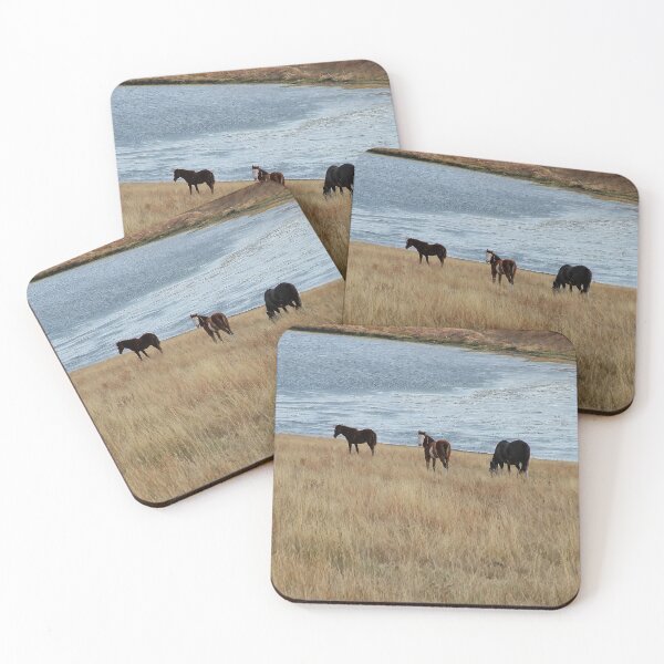 Item preview, White Faced Filly with Mates by a Lake designed and sold by Vivar Photo.